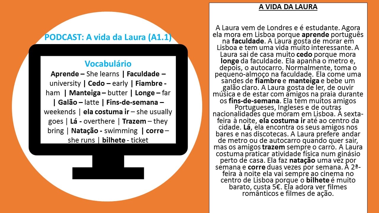 portuguese podcast vida laura
