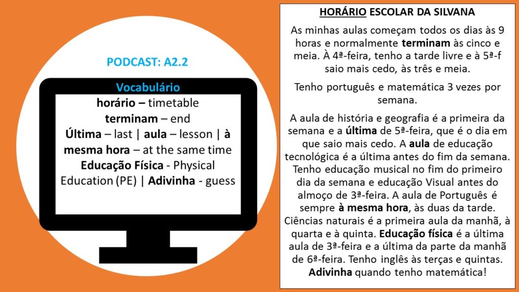 Portuguese podcast -Level-A2