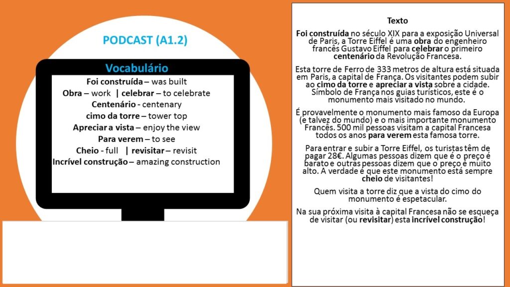 Portuguese podcast A1