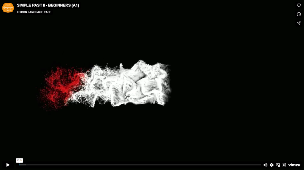 simple past II video portuguese