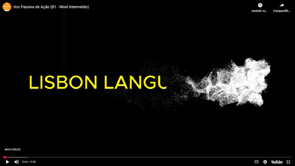 Voz passiva de ação - B1