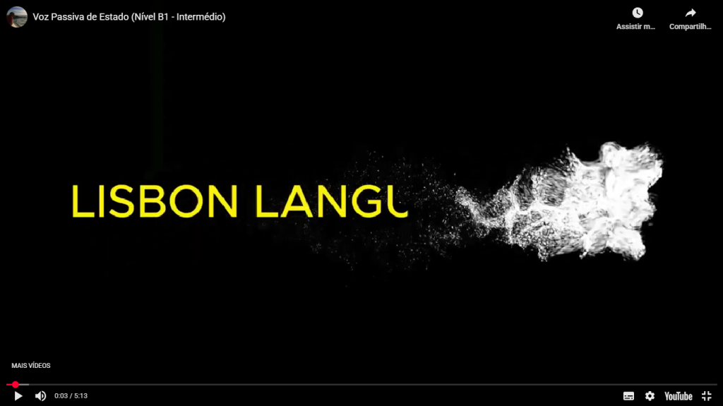 Voz Passiva de Estado portuguese
