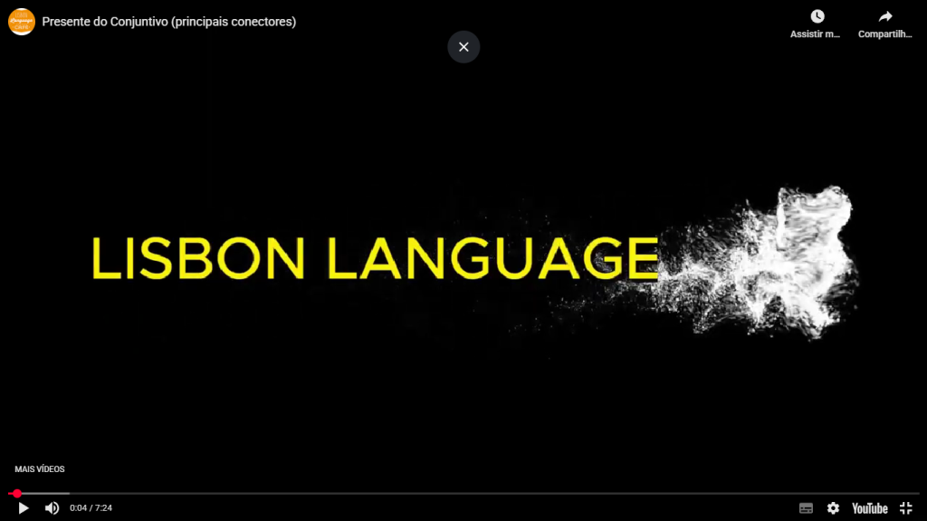 principais conectores presente conjuntivo