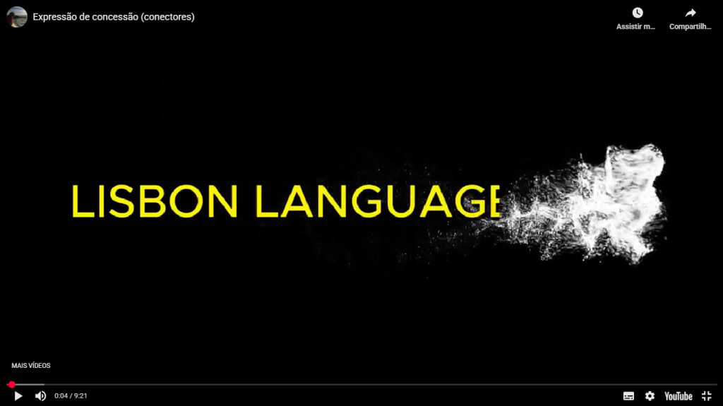 Expressão de concessão - presente subjunctive portuguese
